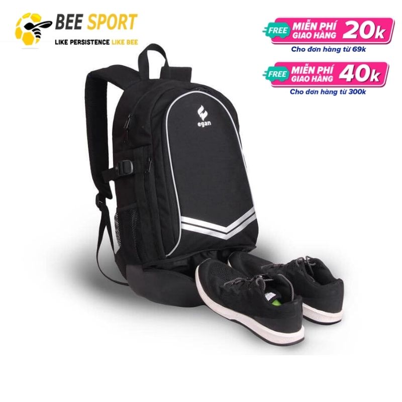Ba lô thể thao Egan - Balo nam đi phượt, balo đi học, tập thể thao, đi chơi - Bền bỉ, có ngăn chống nước, ngăn laptop.