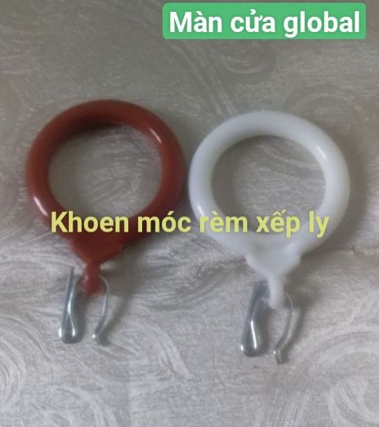 Khoen ore treo móc rèm màn xếp ly 10SP/1 gói-bịch
