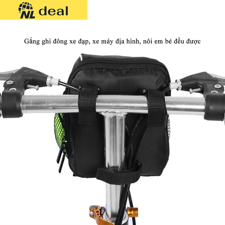 Nldeal Túi Treo Ghi Đông Đầu Xe Đạp Yuexin Model YN01 Nhiều Ngăn Có Tặng Kèm Túi Bọc Chống Nước Tiện Dụng