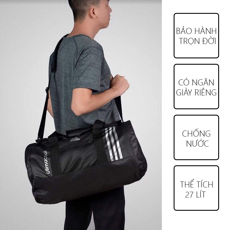 Balo túi trống a.di.das climacool túi gym thể thao du lịch chống nước thể tích 27l bảo hành trọn đời