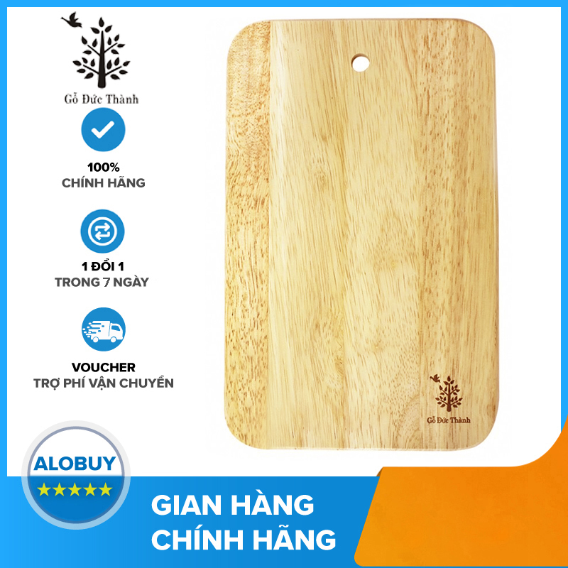 Thớt chữ nhật mỏng gỗ đức thành 02901