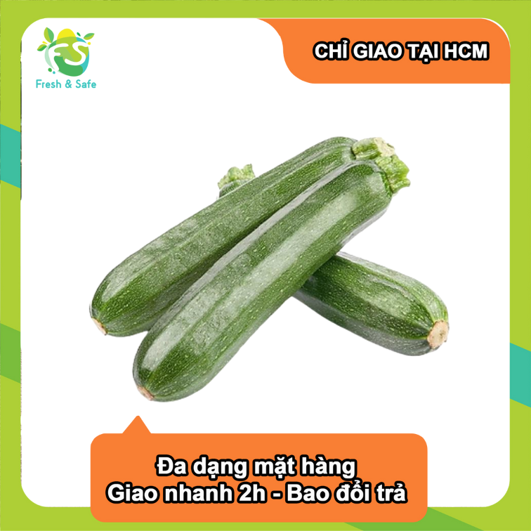 [Chỉ Giao HCM] Bí ngòi xanh - 2kg (Sỉ)