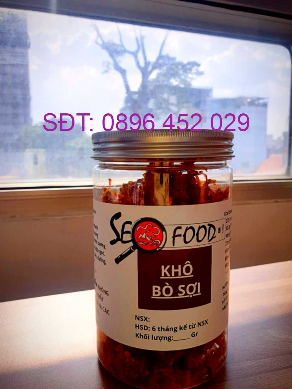 Khô bò sợi Phú Yên-Ăn vặt ngon