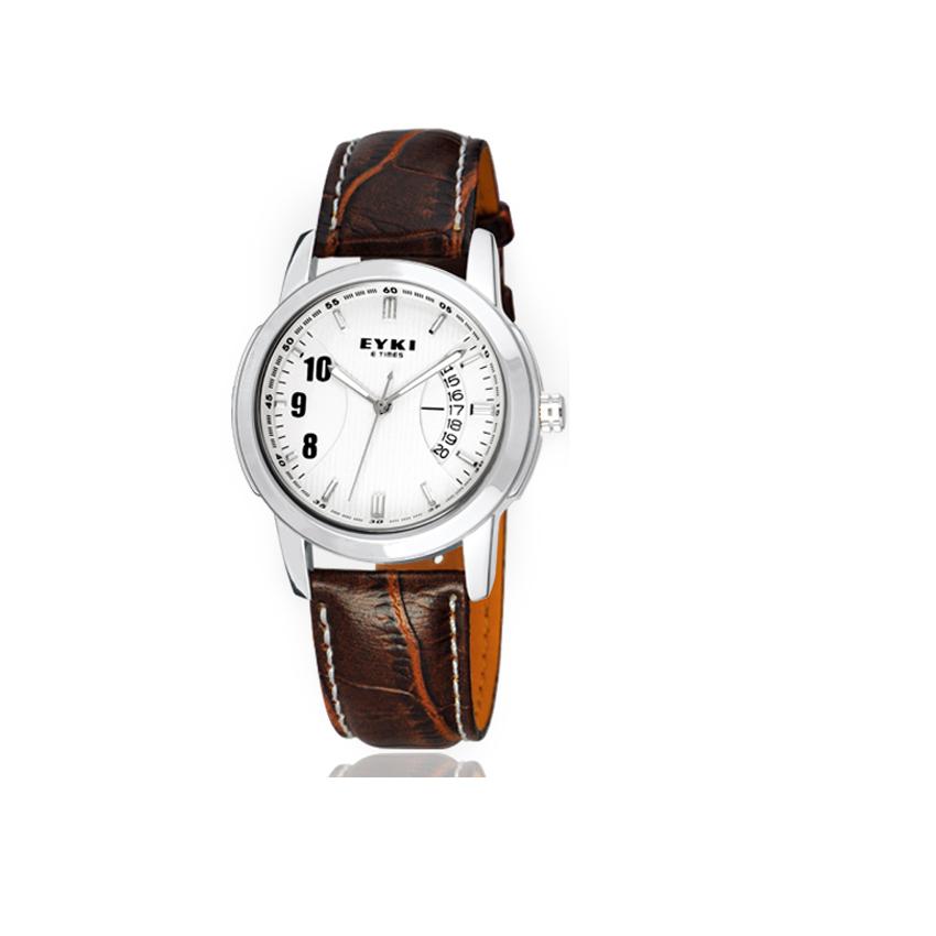 Đồng hồ nam dây da eyki 8408g