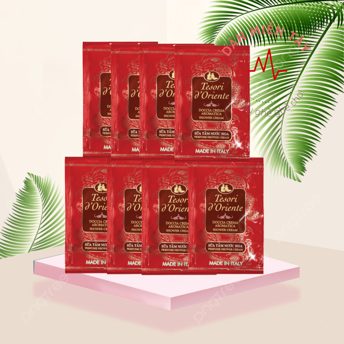 Tesori d’Oriente - Dây Sữa Tắm Nước Hoa Tesori d’Oriente Hương Thanh Long 12x7ml