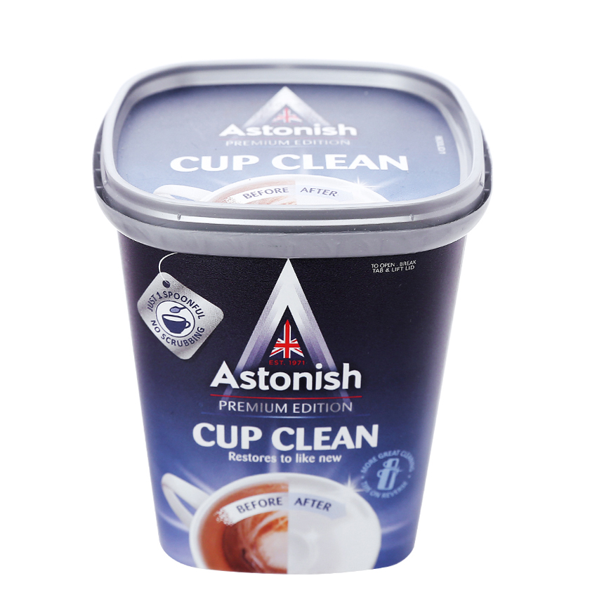 Bột tẩy rửa Astonish 350g Anh Quốc C9630 tẩy cặn trà cà phê, lồng giặt,