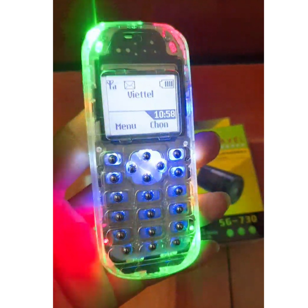 Điện thoại nokia 1280 độ led+ nhạc mp3+ độ phím bi được chọn phụ kiện
