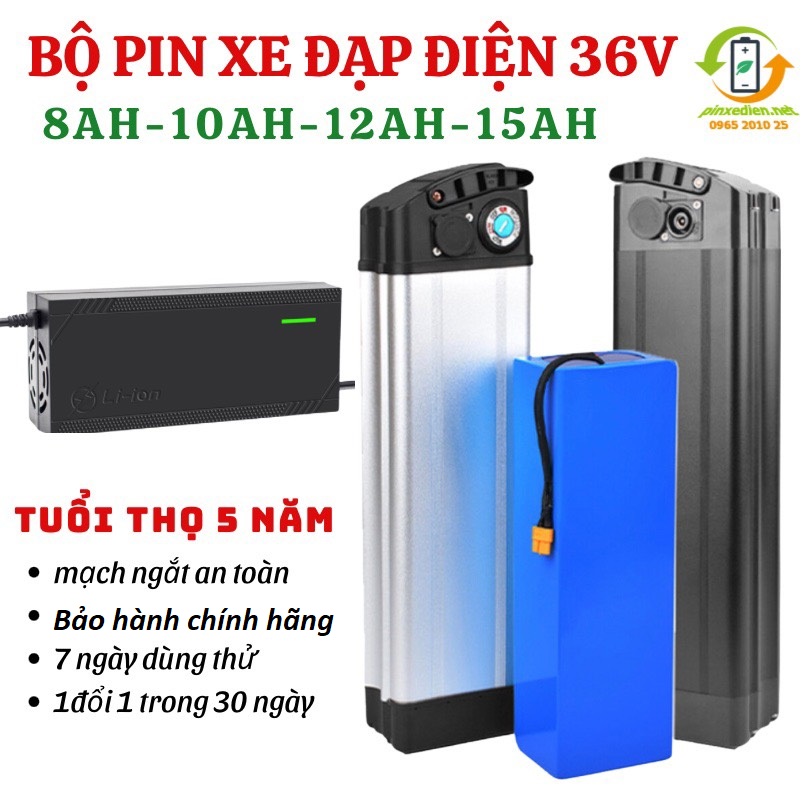 Bộ pin xe đạp điện vỏ nhôm 36V