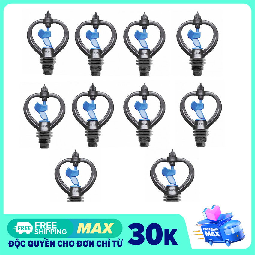 [HCM]10 béc tưới cây phun mưa ren ngoài  17 21 mm BB916 Bảo Bình chuyên dùng tưới rau cây ăn trái sầu riêng cam canh cây công nghiệp cỏ trồng