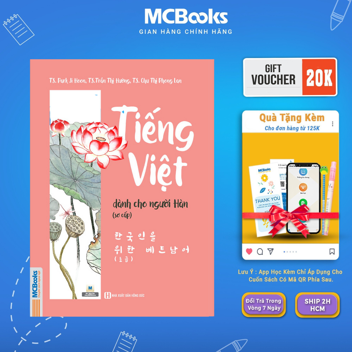 Sách - Tiếng Việt dành cho người Hàn Quốc trình độ sơ cấp - McBooks