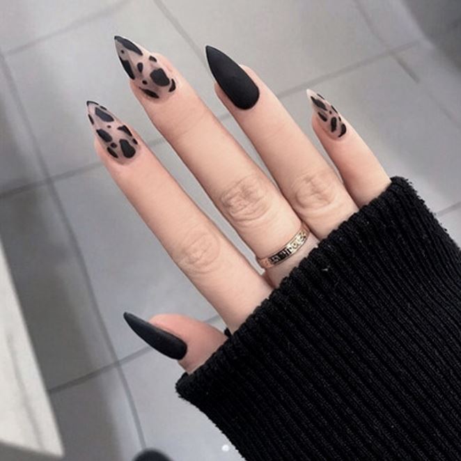 Bộ 24 móng tay giả beo nhám