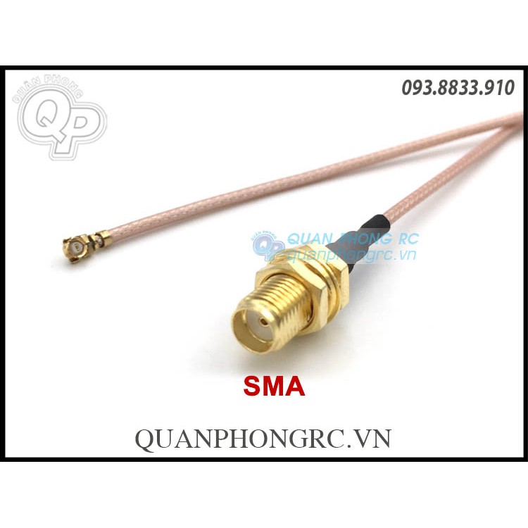 Dây chuyển UFL/IPEX To SMA RF Connector Pigtail Cable (có Kim) dành cho máy bay điều khiển từ xa