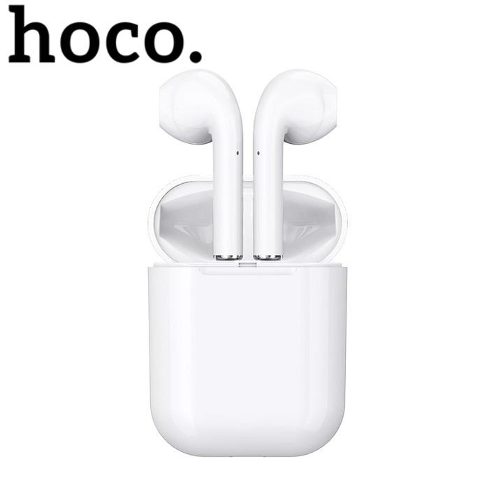 Tai nghe bluetooth không dây v5.0 có vỏ sạc hãn hiệu hoco es20 400mah