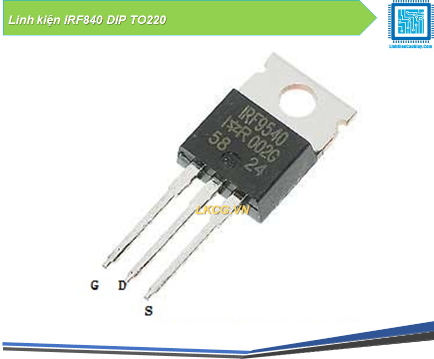 Linh kiện irf840 dip to220