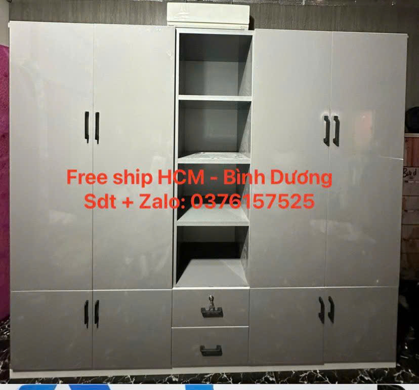 Tủ quần áo 5 cánh nhựa Đài Loan PHỜ RY SHIP HCM - BÌNH DƯƠNG (ĐT: 0376157525)