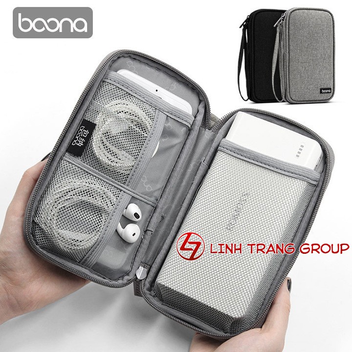 Túi đựng phụ kiện Baona BN-E003 đựng sạc dự phòng, cáp, tai nghe - Oz48