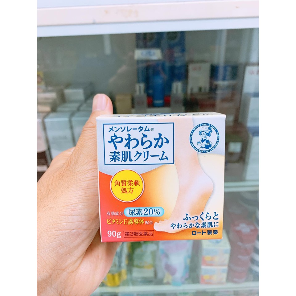 Kem trị nứt gót chân, đầu gối Rohto 90g