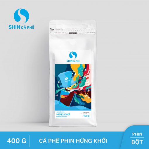 SHIN Cà Phê - Cà phê Phin Hứng Khởi - 400 gram