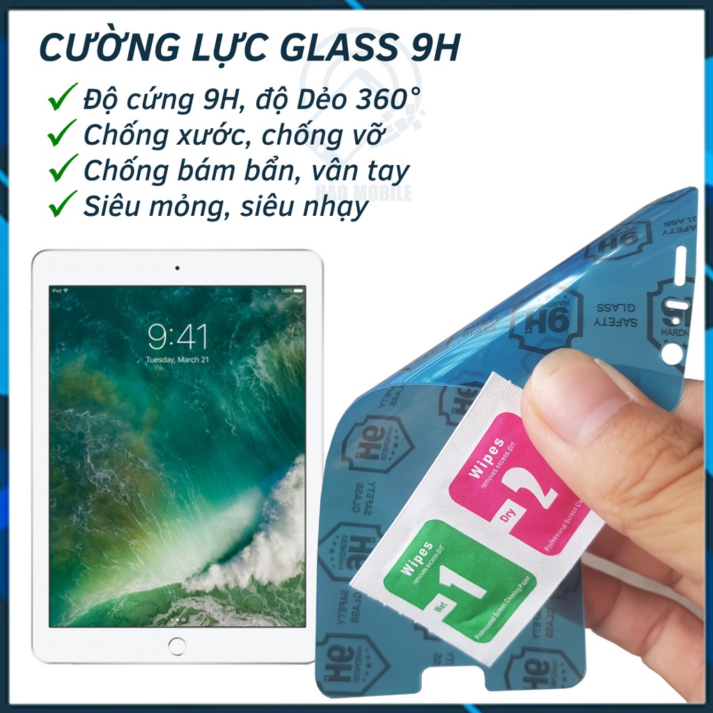 Dán cường lực dẻo nano 9H cho iPad Gen 6