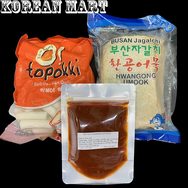 Combo 500g bánh gạo sanadle + 100g sốt + 450g chả cá