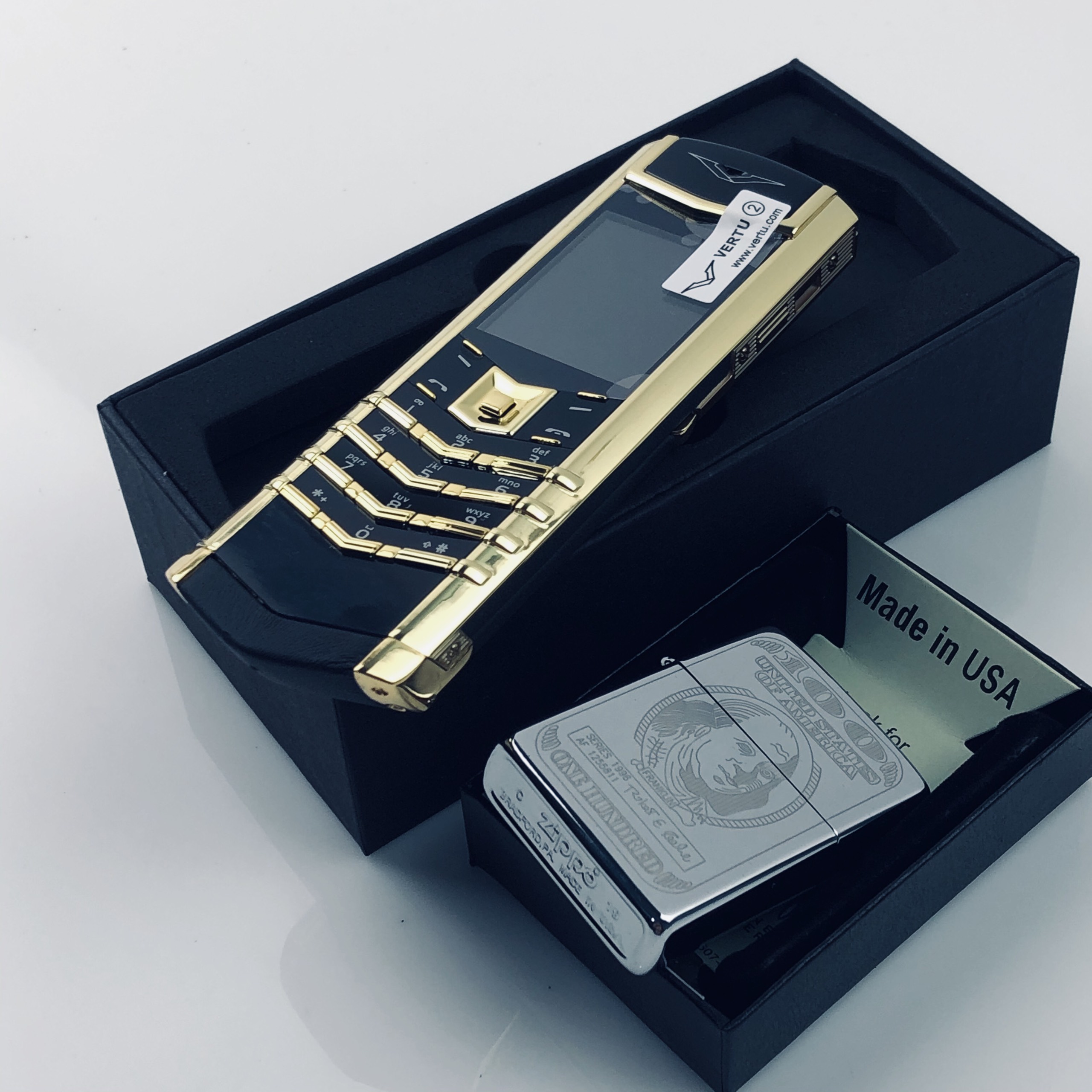 Điện thoại doanh nhân siêu sang trọng, siêu đảng cấp, hàng nhập new fullbox TẶNG zippo cao cấp ( Hình chụ thực tế) điện thoại vetu giá rẻ