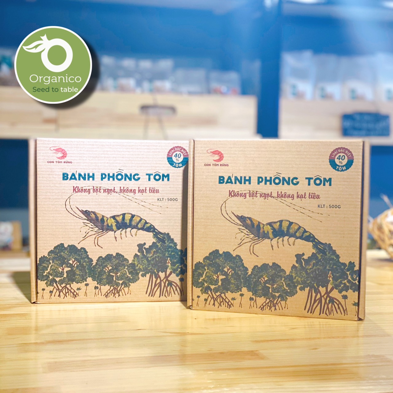 Bánh phồng tôm "Con tôm rừng" loại đặc biệt 500g