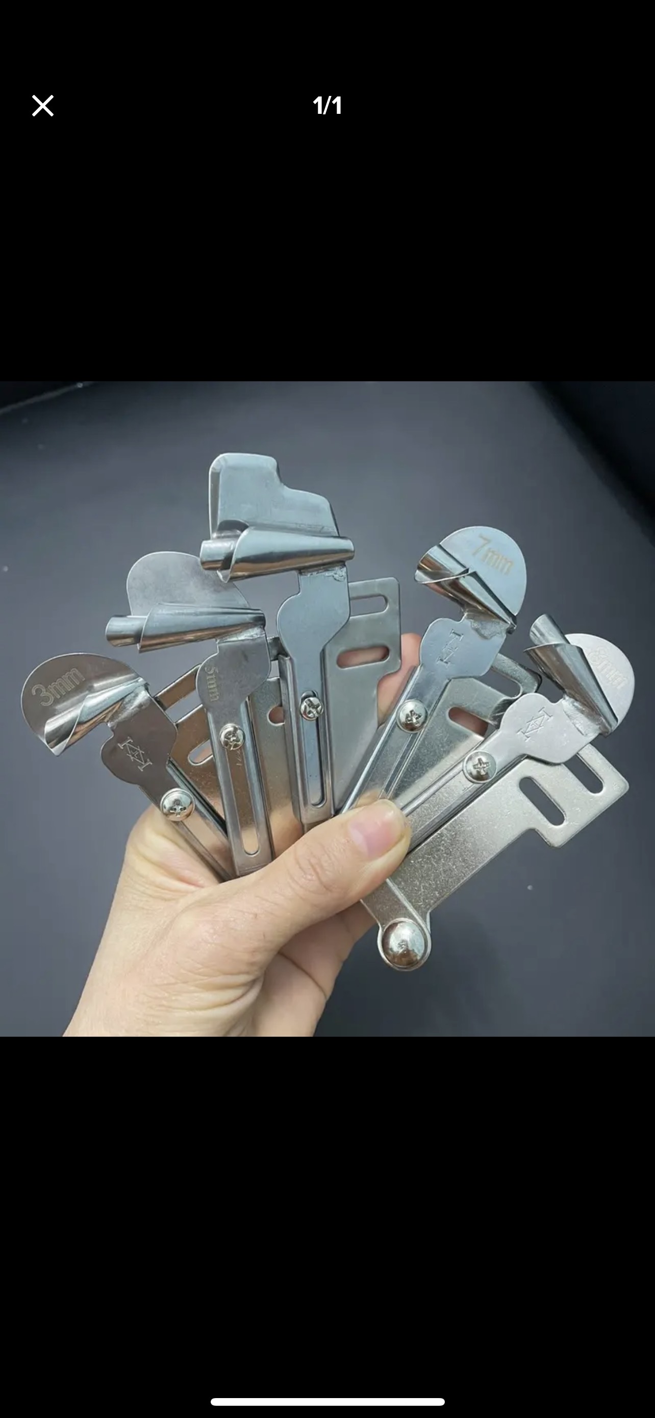 Cữ cuốn lai cuốn máy may công nghiệp cuốn lai qua được khớp nối loại có pass bắt cữ tặng kèm 1 óc bắt cữ