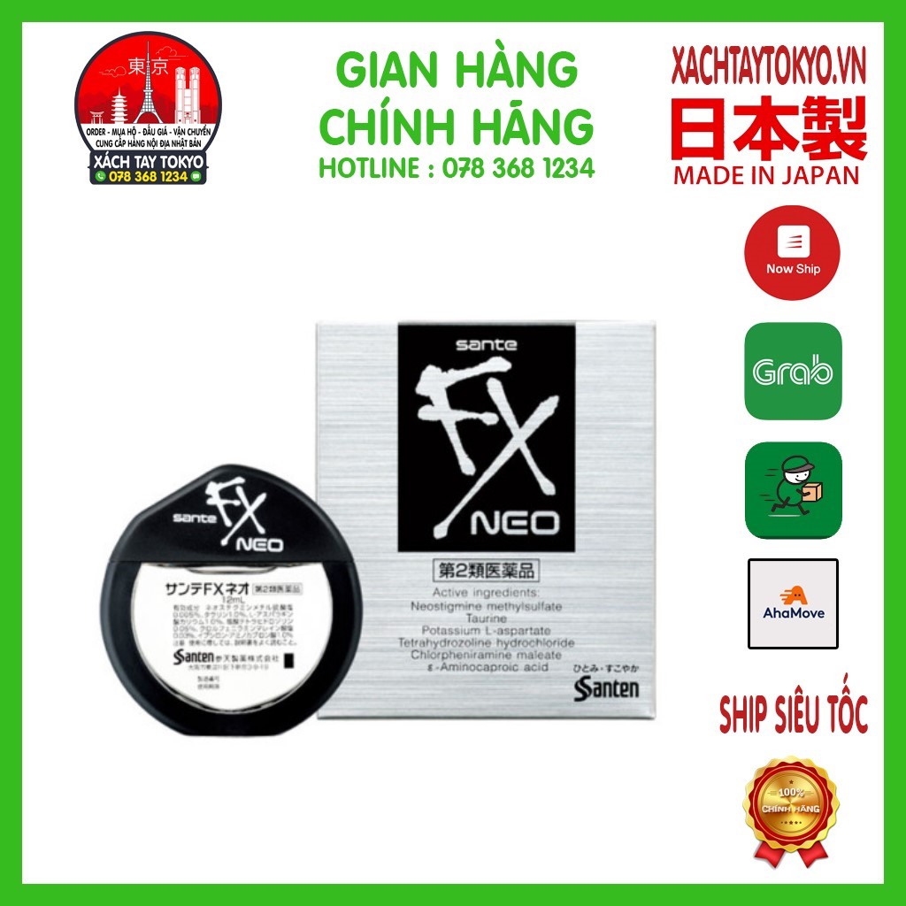 Nhỏ mắt fx neo nhật bản
