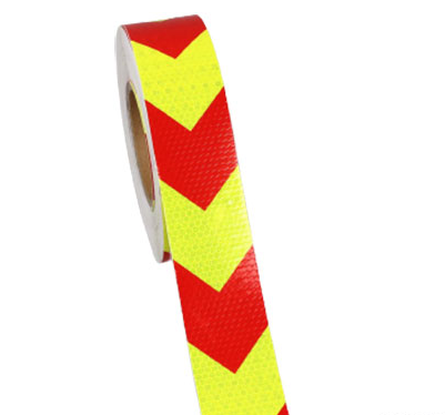 Decan Phản Quang - Mũi Tên Đỏ-VàngChanh - Đề can dán - Đề Can Phản Quang