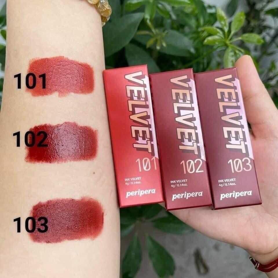 Son Kem Siêu Lì Peripera Ink The Velvet
