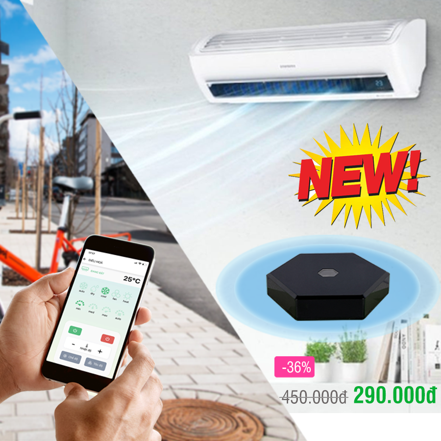 BỘ ĐIỀU KHIỂN HỒNG NGOẠI HUNONIC IR SMART HUNONIC