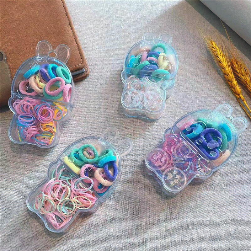 1 Hộp cột tóc nhiều loại nhiều loại cho bé (size nhỏ) xinh xắn Phụ Kiện 68
