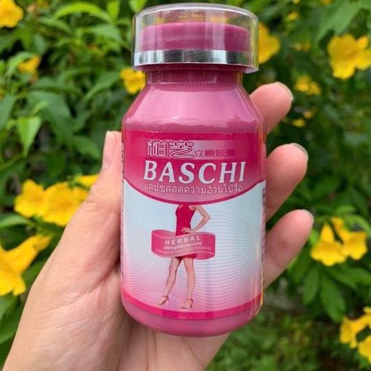 HỘP viên giảm cân baschi hồng vĩ 40v Thái slimming