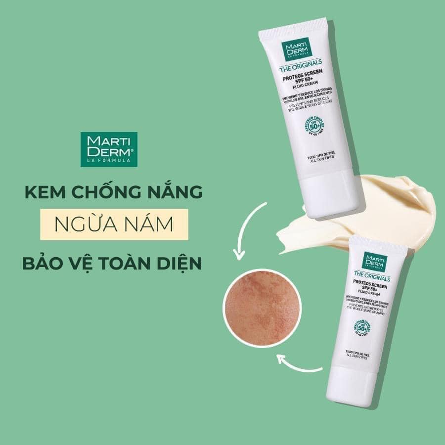 [HÀNG CHÍNH HÃNG] Kem Chống Nắng Phổ Rộng Toàn Diện Ngừa Lão Hóa, Phòng Chống Nám - MartiDerm The Original