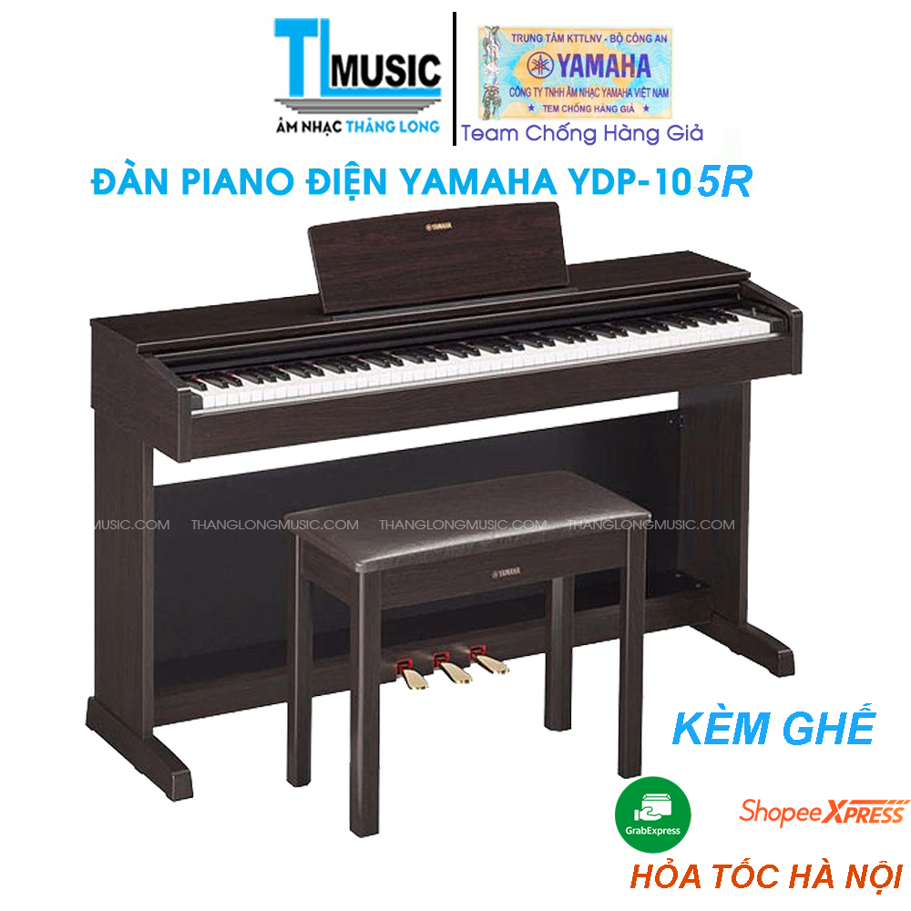 Trả góp 0% Đàn Piano Điện Tử 88 Phím Yamaha YDP103R VÀ YDP-105R ( YDP 103 ) - Digital Piano Yamaha YDP-105R- Thăng Long Music