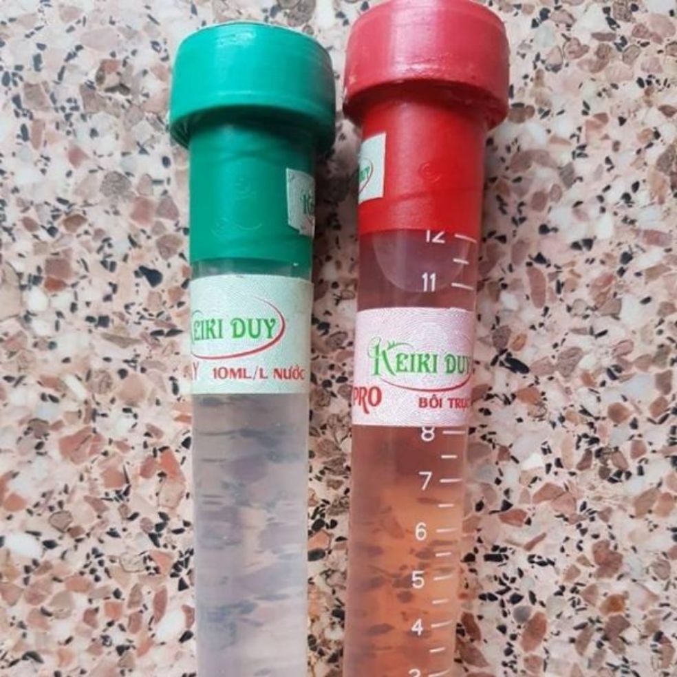 Kích kie duy xanh và đỏ