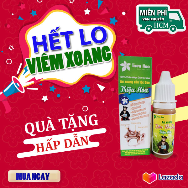 [HCM]Thảo dược cho viêm xoang viêm mũi An xoang Triệu Hòa