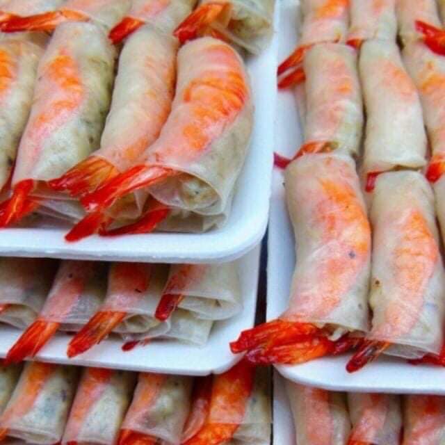 Chả ram tôm đất Bình Định cỡ lớn