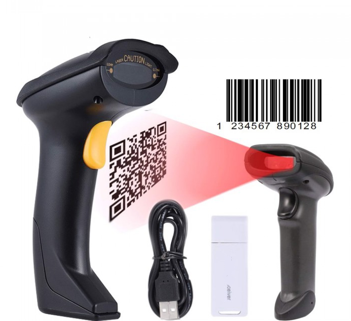 Máy quét mã vạch 2D, Đầu đọc mã vạch Barcode dùng trên Điện thoại, Máy bắn mã vạch không dây kết nối Bluetooth/ USB/ Có dây dùng trên Điện thoại, Máy tính