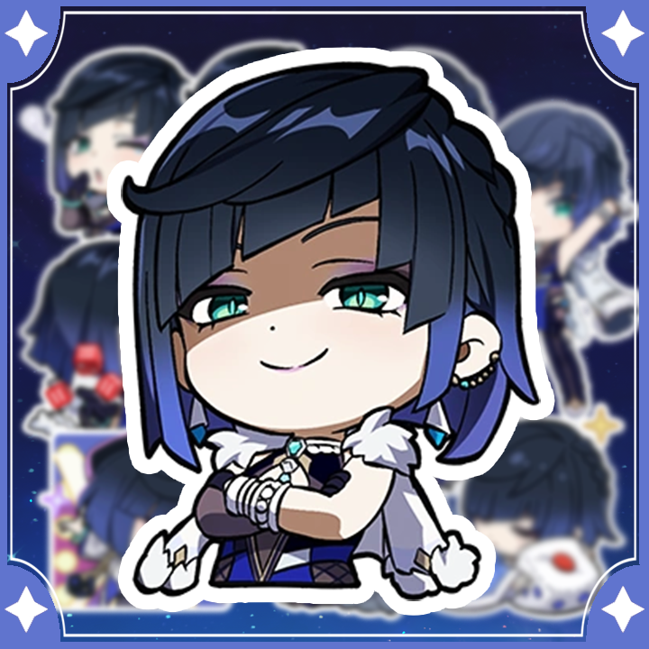 Sticker Yelan - Hình dán chibi yelan