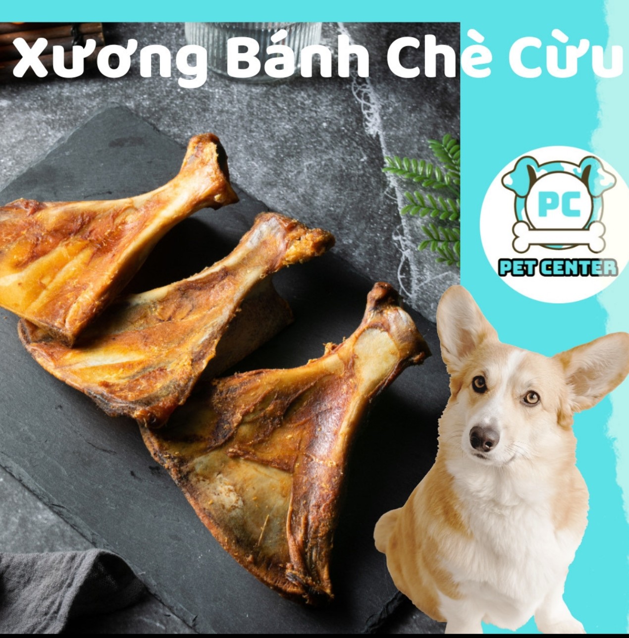 XƯƠNG BÁNH CHÈ CỪU, XƯƠNG GẶM SẠCH RĂNG CHO CHÓ