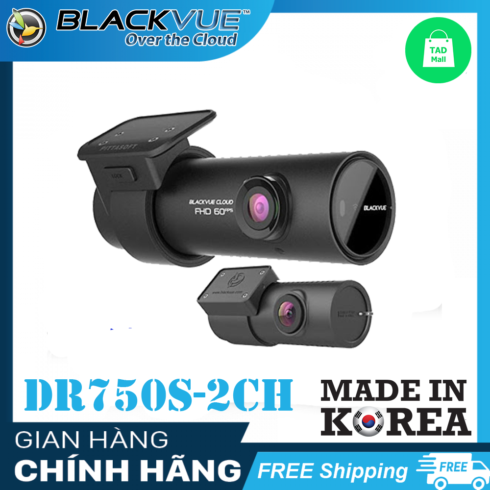 Camera hành trình hàn quốc blackvue dr750s-2ch - có wifi - hàng chính hãng - có vat