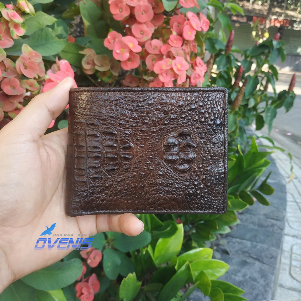 [FREE SHIP] Ví da cá sấu nam. 100% da thật