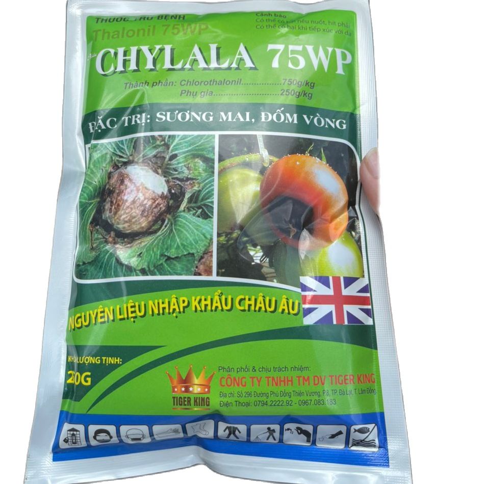 Chylala 75wp - thối nhũng, ghẻ sẹo, mốc sương, thán thư, sương mai, phấn trắng