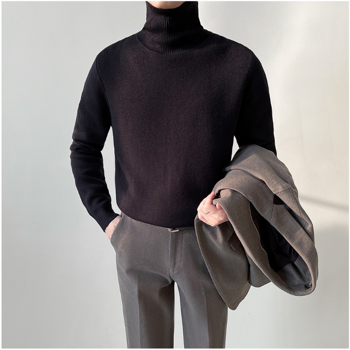 Áo len cổ lọ ,áo len nam thời trang nam menswear cao cổ, unisex phong cách hàn quốc