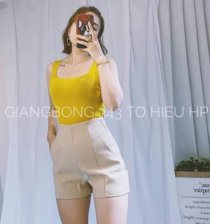 Quần Sooc Cạp Cao Túi Vuông Hàng Chuẩn Xịn Loại I Hàng VNXK