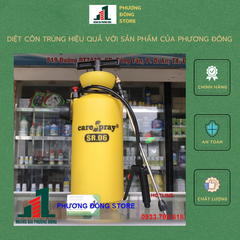 Bình tưới cây, phun thuốc 6 lít