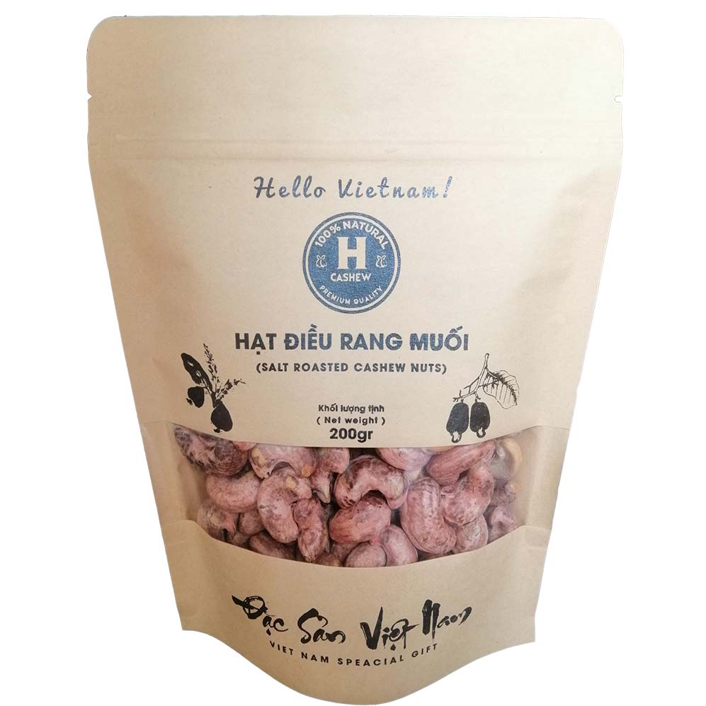 1kg = 5 túi hạt điều rang muối loại 1 thơm ngon hấp dẫn h cashew
