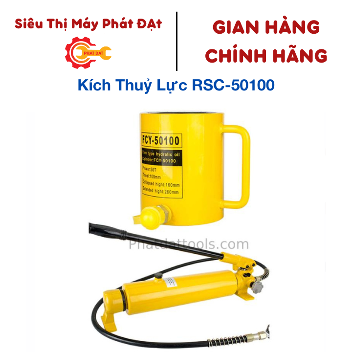 Kích thủy lực RSC50100 - Kích thuỷ lực 50 tấn hành trình 100mm