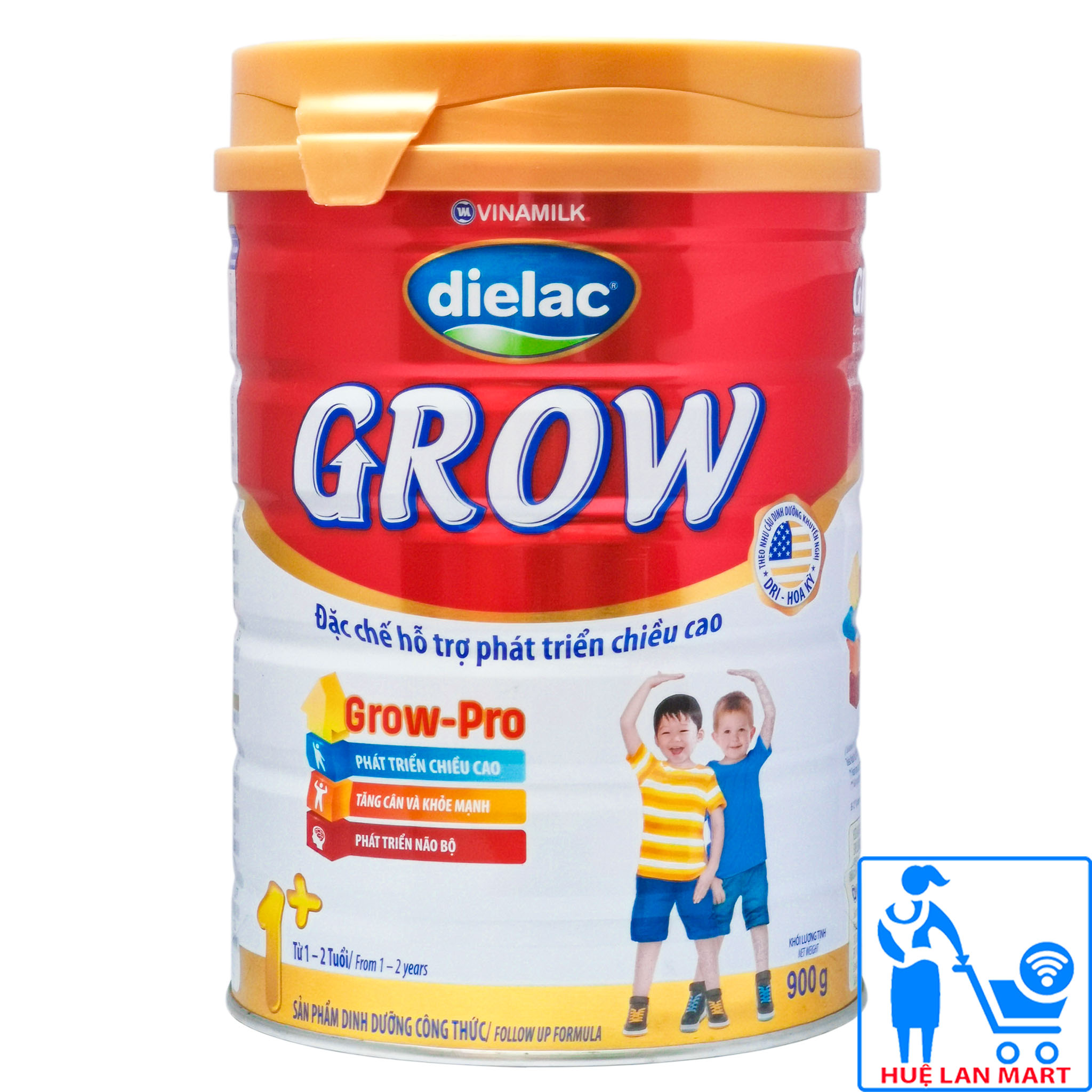 Sữa bột vinamilk dielac grow 1+ hộp 900g